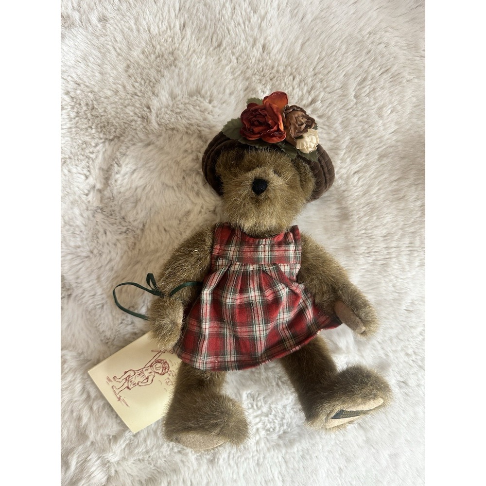 Boyd's Bears "Lizzie Wishkabibble" 10" Bear With Tags Collectors Edition signed‎